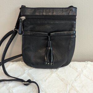 Adorable vintage leather mini bag, Osgoode Marley soft leather